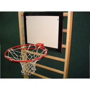 Basketbalový koš Basketbalová deska 60 x 50 cm s košem a síťkou, interiér