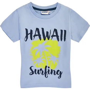 Chlapecké tričko Chlapecké triko - WINKIKI WKB 01704, světle modrá Barva: Modrá světle, Velikost: 122