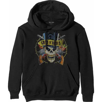 Pánská móda Guns N Roses mikina, Top Hat Skull Black, pánská L