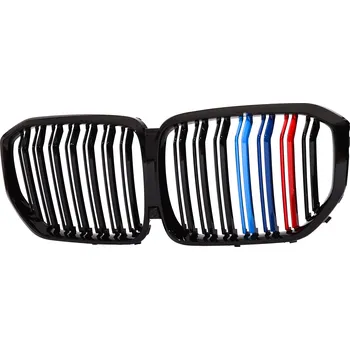 Outdoorové zavazadlo Ledvinky - mřížky s trikolorou na BMW X5 - G05