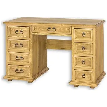 Psací stůl Psací stůl BR703 povrchová úprava - včelí vosk Přírodní včelí vosk