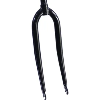 Vidlice na kolo Vidlice TREKKING 28" 1 1/8" závit / pevná Ocelová / černá leskklá barva