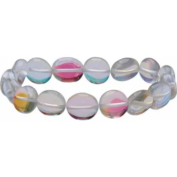 Náramek Opalit andělská aura náramek oválky vel. oválku cca 1 cm