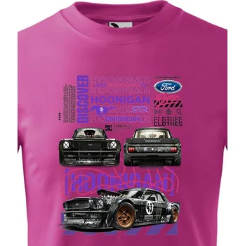 Chlapecké tričko Dětské triko Ford Mustang Hoonicorn, Barva Purpurová, Velikost 158 cm/12 roků, Canvas Dětské tričko Bezvatriko.cz 2374