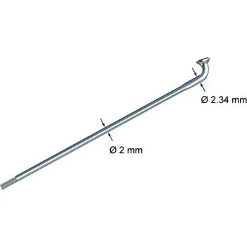 Drát Mach1 nerez-stříbrný 255mm BEZ NIPLE !
