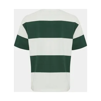 Pánské tričko Solid T-Shirt Ijam 21108144 Zelená Regular Fit L