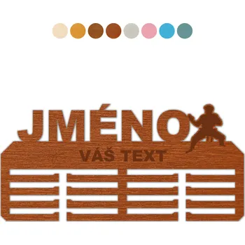 věšák na medaile WoodenPuzzle.cz Věšák na medaile - bojová umění Velikost: 30 cm