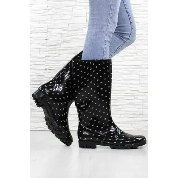 Dámské holínky Puntíkaté dámské holínky RJ608 Velikost: 36