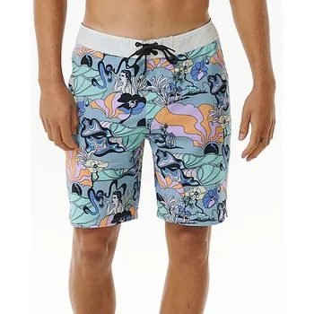 Dámské plavky Plavky Rip Curl MIRAGE POSTCARDS Dusty Blue velikost 36