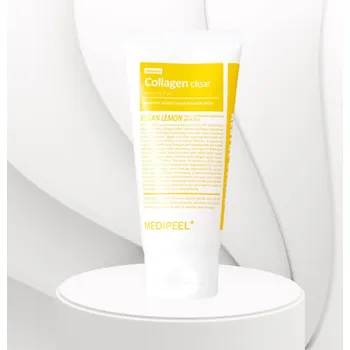 MEDI-PEEL - Vegan Vitamin Collagen Clear - Gelový pěnivý cleanser s kolagenem, vitaminy a AHA - 300 ml