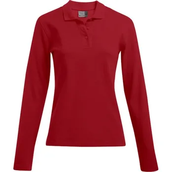 Dámská košile Promodoro Dámská polokošile s dlouhým rukávem E4605 Fire Red XL