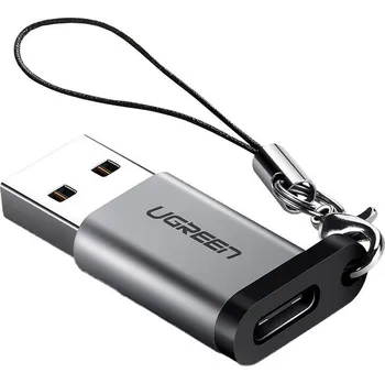 Datové redukce Adaptér UGREEN USB A samec na USB-C samec 3.0 (šedý)