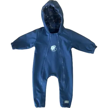 Kojenecká kombinéza Monkey Mum® Softshellová kombinéza s membránou –Obloha dinosaurů - vel. 62/68, 74/80 74/80