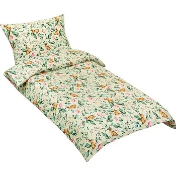 Povlečení BELLATEX Povlečení Junior 90/003 zajíček v lupení 140 × 200 cm, 70 × 90 cm