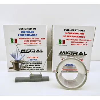 Výfuk pro motocykl Mistral Mistral MG V7-II/V7-III/ Nevada 750ie (E3) přídavné hrdlo sání CNC