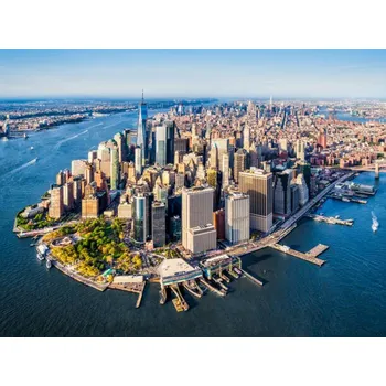 Plakát Plakát, Obraz - aerial view of Lower Manhattan. New York, Eloi_Omella