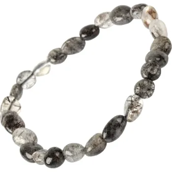 Náramek EX Herbis AHDL Náramek valounky Křišťál s turmalínem VNI33