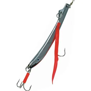 ICE fish pilker MAK nikl 500g - POSLEDNÍ KUS (Pilkr s paprikou pro rybolov v Norsku.)