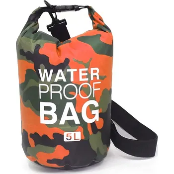 Pouzdro na mobilní telefon Vodotěsný vak DRY 5L oranžový