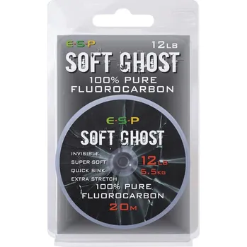 ESP fluorocarbon Soft Ghost 12 lb, 20 m