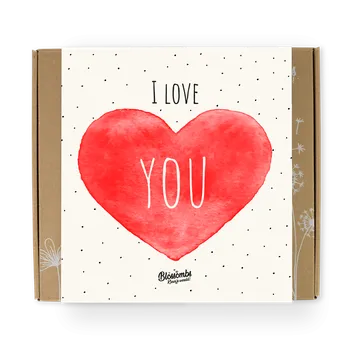 Semeno Blossombs Semínkové bomby - Dárková sada střední "Miluji tě" (9 ks)