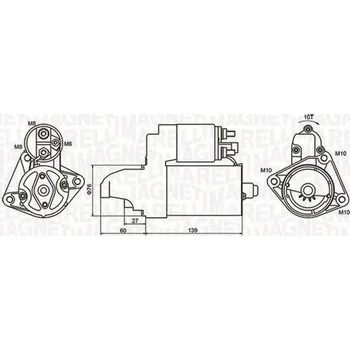 Autoelektrika Startér MAGNETI MARELLI MQS1050