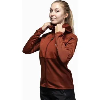 Dámská mikina Dámská prodyšná mikina s kapucou Beyond Nordic - Clay Velikost: M