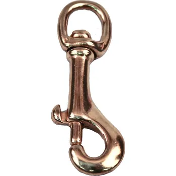 Vodítko pro psa BAFPET Karabina bronzová, háková Barva: Bronz, Rozměr: 70mm 00062B