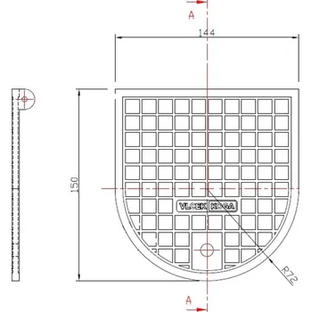 kanalizace Víčko - náhradní díl pro LSS dyje® 100