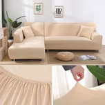 MrHome Strečové potahy na sedačku béžové Barva: béžová, Velikost: Křeslo / 90x140 cm