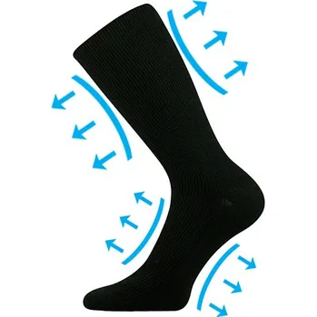 VOXX ponožky Oregan Barva: Černá, Velikost: 35-38 (23-25)