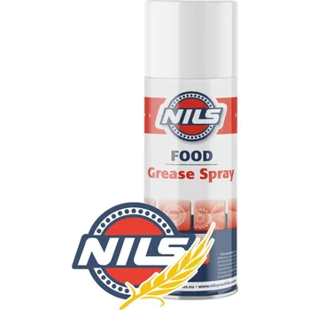 Plastické mazivo NILS FOOD GREASE mazivo na ložiska sprej 400 ml certifikát NSF H1 potravinářské mazivo