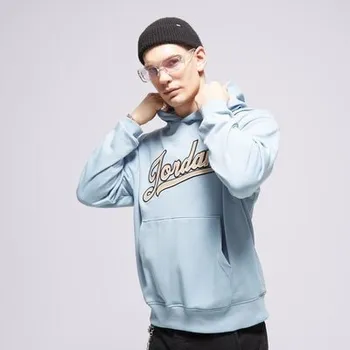 Pánská mikina Jordan Mikina S Kapucí M J Ess Flc Po Modrá L