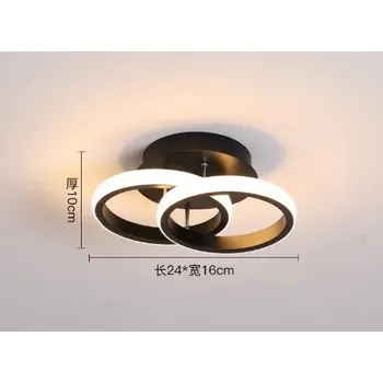 Visací stropní svítidlo - LED lampa černá