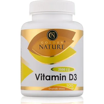 Golden Nature Vitamin D3 2000 I.U. 100 kapslí
