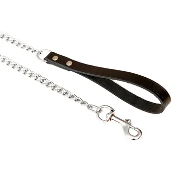 Vodítko pro psa BAFPET Řetízkové vodítko Barva: Stříbrná, Rozměr: 4,0mm x 110cm 00042