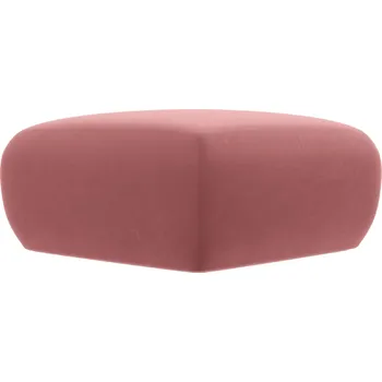 Taburet Windsor & Co Sametová podnožka Lola 75 x 75 cm