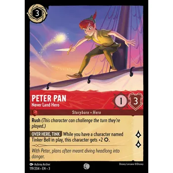 Karetní hra Peter Pan 119/204 - Into the Inklands Typ karty: Standard
