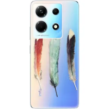 Pouzdro na mobilní telefon Odolné silikonové pouzdro iSaprio - Three Feathers - Infinix Note 30