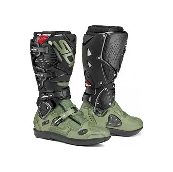 Moto obuv Mx Boty Sidi Crossfire 3 SRS Army / Black, Velikost 46