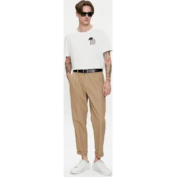 Pánské tričko Baldessarini T-Shirt B4 20075/000/5199 Bílá Regular Fit M