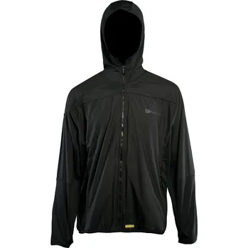 Rybářské oblečení RidgeMonkey Bunda APEarel Dropback Lightweight Zip Jacket Black Velikost: XXXL