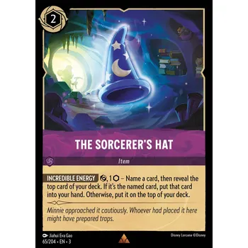 Karetní hra The Sorcerer´s Hat 065/204 - Into the Inklands Typ karty: Standard