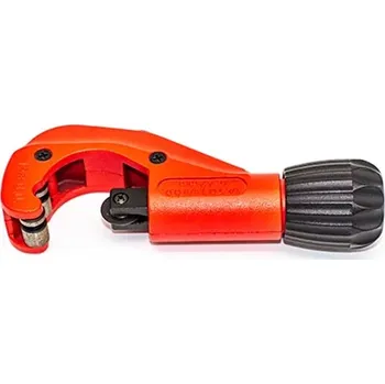 řezačka trubek Řezák TC 42 PRO na měděné Cu-Alu trubky 6-42 mm Rothenberger 70029 + 2 kolečka, odhrotovač Tube Cutter 42 CU (Rothenberger 7.0029 Velmi kvalitní řezačka na měděné a hliníkové trubky s integrovaným odhrotovačem, 1 kolečko navíc v rukojeti, rozsah 1/4-1.5/8