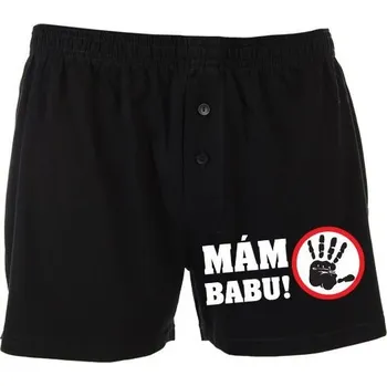 Trenýrky Trenýrky - Mám babu - L černá