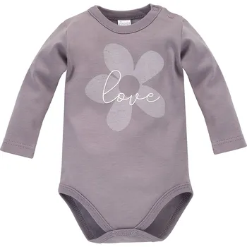 Kojenecký body BODY PINOKIO KOJENECKÉ, S KYTIČKOU GREY, HAPPINESS Velikost: 68