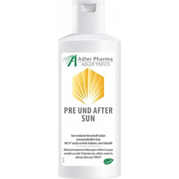Přípravek po opalování Adler Pharma Adler Topics Pre & After Sun s aloe vera, 200ml