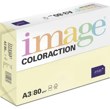 Kancelářský papír Barevný xerografický papír Image Coloraction 160 g / A3, světle žlutá, balení 250 archů