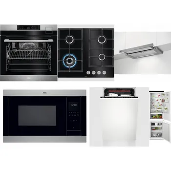 Set domácích spotřebičů AEG BSK792380M + AEG Mastery SpeedBurner HKB64420NB + AEG DPE5660M + AEG Mastery MSB2547D-M + AEG Mastery MaxiFlex FSE73507P + AEG TSC6M181ES