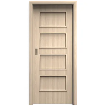 Interiérové dveře SAPELI SWING KOMFORT M19 - CPL LAMINÁT - POSUVNÉ DVEŘE VČ. ZÁRUBNĚ - Jasan Průchozí šířka (cm): 70, Průchozí výška (cm): 197